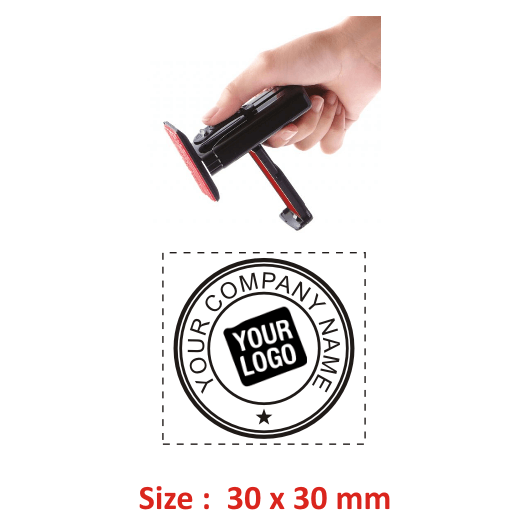Shiny Handy Logo Stamp